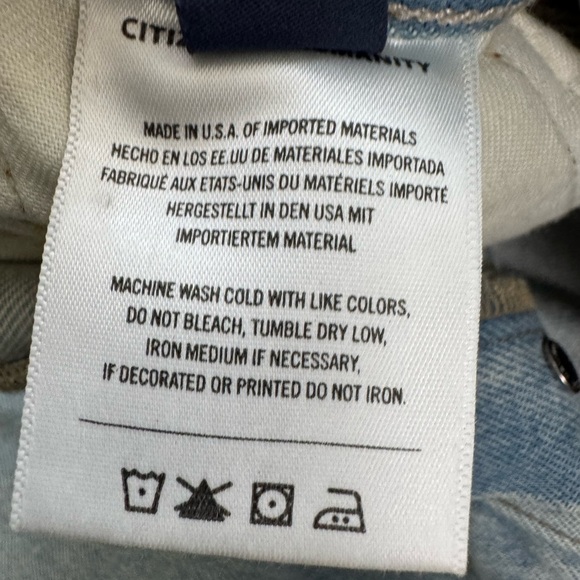 NWT Citizens of Humanity Carolina Denim Knee-Length Skirt in Array Size 25 - Picture 13 of 14